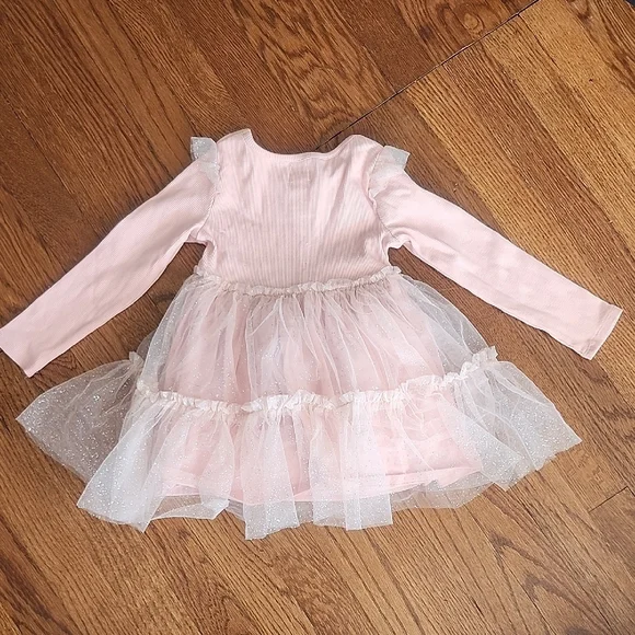 Joie Sparkling Pink and White Kids Dance Costume - Picture 3 of 4